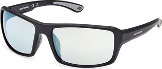 Skechers SE6289 02C Mens Sunglasses Black Size 61
