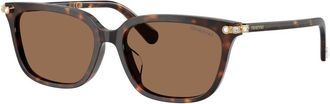 Swarovski 0Sk 6064D - unisex - Zonnebrillen - Veelkleurig - 56 MM - Accessoires