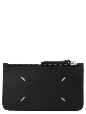 Maison Margiela Stitching Card Case - Black