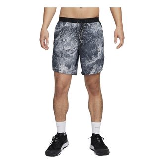Nike Stride Dri-FIT 18cm Brief-Lined Running Shorts Asia Sizing Anthracite Black FN3315-060