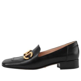 Gucci (WMNS) Gucci Loafer with Horsebit Black 700064-C9D00-1000