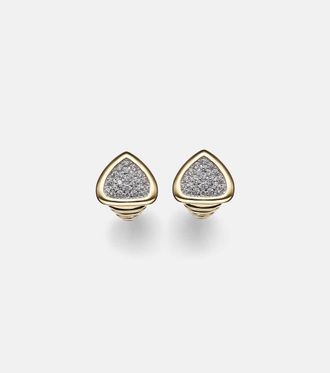 Marina B Trisola 18kt gold earrings with diamonds