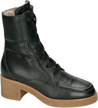 DL Sport Schoenen, Dames, Zwart, 36 EU, Leer, Versione 0H Veterlaars met Hak