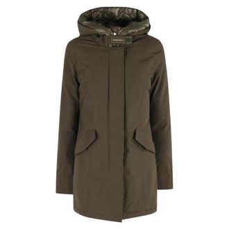 Woolrich Chaqueta Arctic Parka Negra con Capucha - Coats - Mujer - Verde - L