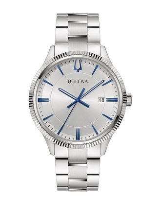 Bulova Mens Stainless Steel Watch