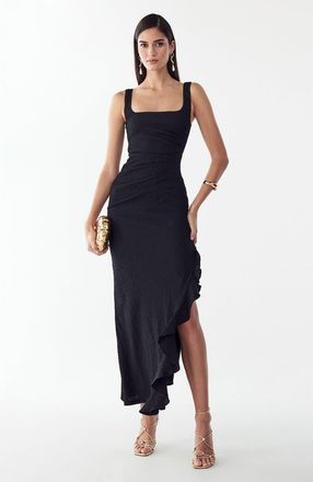 BWLDR Stevie Maxi Dress in Black at Nordstrom, Size 14