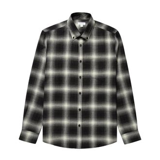 Sunspel Camicia in flanella con colletto button-down - - Shirts - Uomo - Nero - L