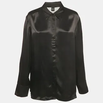 HUGO BOSS Boss By Hugo Boss Black Sateen Beruta Shirt