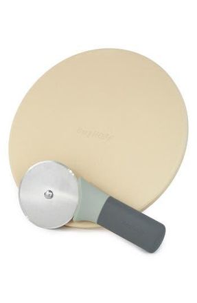 Berghoff Leo Pizza Stone & Pizza Cutter 2-Piece Set in Beige Multi at Nordstrom Rack