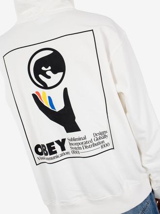 Obey Global Systems fleece off white