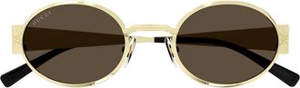 Gucci Sunglasses Gg1854 S 005 Gold/Brown Unisex