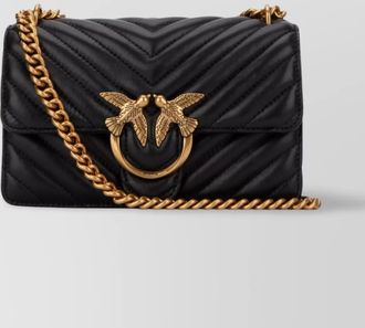 Pinko love bag one mini leather quilted shoulder bag
