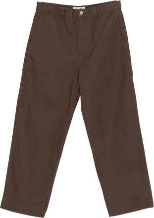 Stüssy Broek met logopatch - Bruin