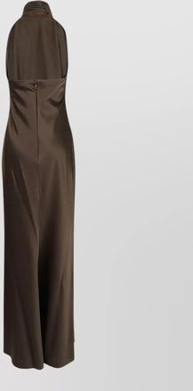 Ralph Lauren Collection silk satin halterneck maxi dress
