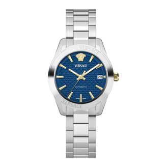 Versace Horloges - Dames - Horloges - Blauw - ONE Size - Accessoires
