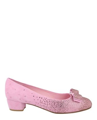 Ferragamo Vara Crystal-Embellished Pumps