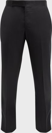 Giorgio Armani Men & apos;s Tonal Wool-Blend Tuxedo Pants