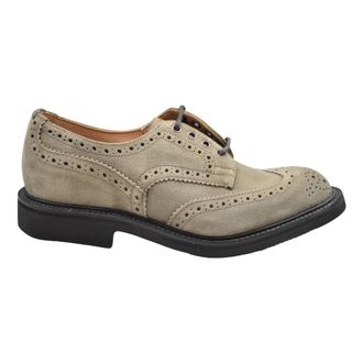 Trickers Schoenen, Heren, Grijs, 44 EU, Leer, Bourton 5633
