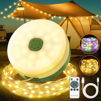 OEM Guirlande Lumineuse - 10 M - Recargable Usb-c - 2500 Mah - 9 Modos De Iluminaci&oacute;n - Ipx4 - Para Tienda De Campa&ntilde;a Jard&iacute;n Exterior Interior