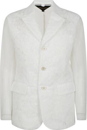 Comme Des Gar&ccedil;ons Jassen, Dames, Wit, S, Stijlvolle damesjas