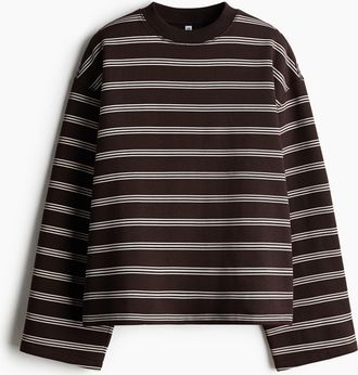 H&M Oversized Sweatshirt - Brown