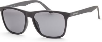 Calvin Klein Mens 57mm Matte Grey Sunglasses