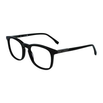 Lacoste Eyeglasses Round Full Rim, Shiny Black Frame And Clear Demo Lens Lens L2889N001