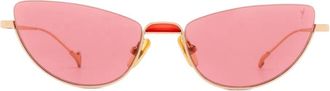Eyepetizer Occhiali da sole Odaiba cat-eye - Oro