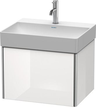 Duravit Duravit Xsquare Unidad De Tocador De Pared 58,4 X 46,0 Cm, 1 Extra&iacute;ble, Para Lavabo Durasquare 235360, Color (frente/cuerpo): Perla De Albaricoque Lac
