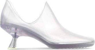 Loewe White Slip On Pumps