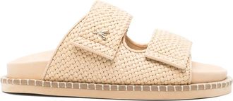 Patrizia Pepe Slippers in pelle - Toni neutri