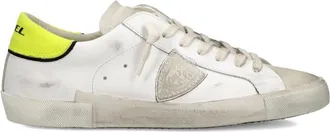 Philippe Model Prsx Leather Patchwork Low-top Sneakers