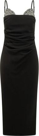 Pinko Carruba Dress - Dames - Feestkleedjes - Zwart - S - Polyester - Kleedjes
