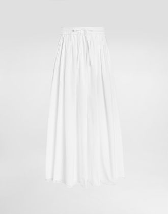 Dolce & Gabbana Poplin Skirt - Woman Skirts White 36