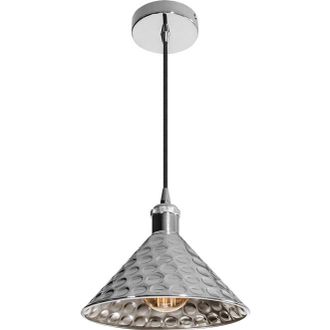 Fabrilamp Fabrilamp - Colgante Maxim 1xe27 Al.reg.xd.24cm Plata