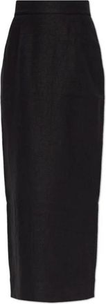 Poss&eacute; Emma Rok - Dames - Midirokken - Zwart - XS - Katoen - Rokken