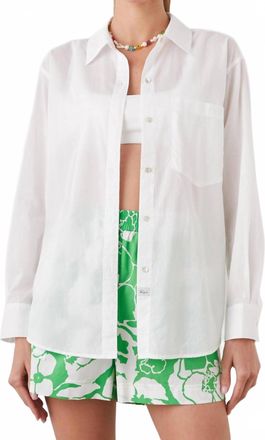 Rails Arlo Button-Down Shirt In Beach White