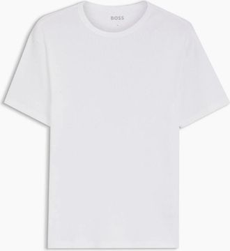 HUGO BOSS Mens Tshirtrn 2p Rib - White - Size: 44