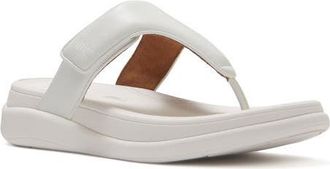 FitFlop F-Mode Go Adj TP Sandal in Urban White at Nordstrom, Size 8.5