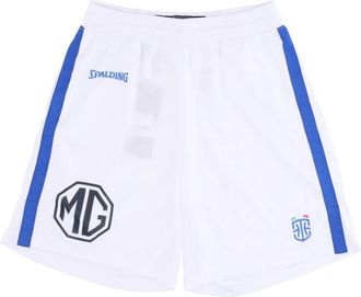 Spalding Official Shorts 22 - Heren - Fitness - Wit - L - Polyester - Fitness