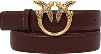 Pinko Love Berry Belt - Accessories - Mujer - Marr&oacute;n - XS