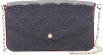 Louis Vuitton Pre-owned Cross Body Bags, female, Blue, Size: ONE SIZE Pre-owned Vintage Canvas Crossbody Bag