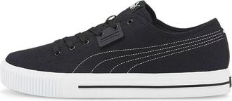 Puma Ever Cv Casual Skateboarding Shoes Unisex Black White 383865-01