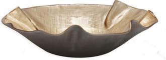 Classic Touch Gold Brushed Bowl