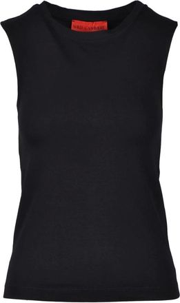 Wild Cashmere Tops, Dames, Zwart, M, Katoen, Tshirt