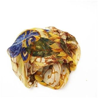 Chanel Pre-owned Vintage Zijden Sjaal - Dames - Pre-owned - Veelkleurig - Maat: ONE Size Zijde