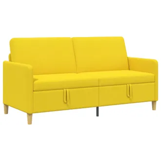 vidaXL Divano Con Storage Giallo Chiaro 172 X 78 X 87 Cm Poliestere Vidaxl