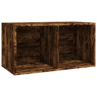 vidaXL Caja Para Discos De Vinilo Contrachapado Color Roble 71x34x36cm Vidaxl