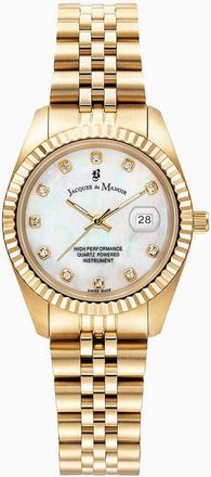 Jacques du Manoir Inspiration Elegance Diamond Mother of Pearl Dial Ladies Watch JWL01203