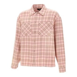 Represent Casual Shirts, male, Pink, Size: L Check Shirt